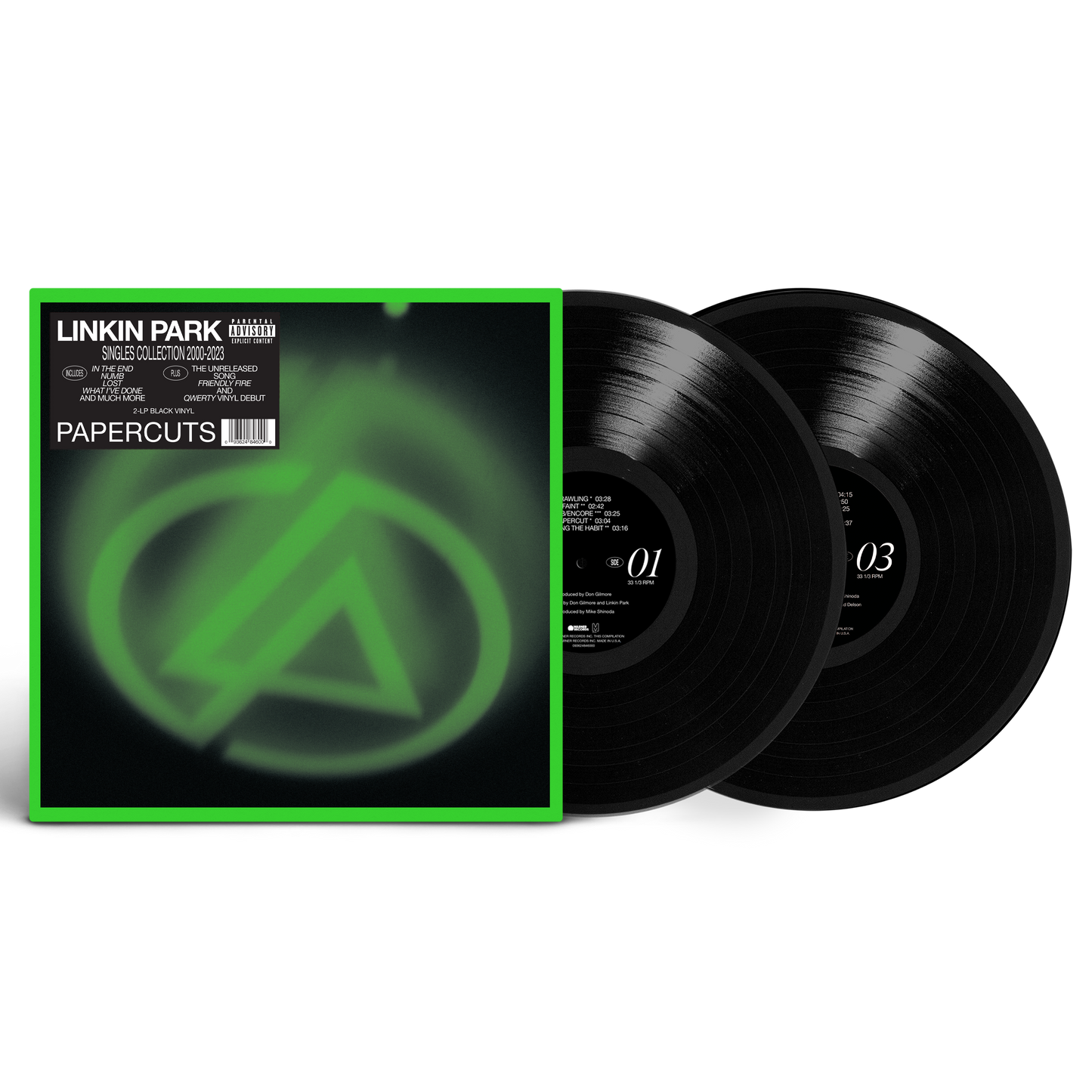 DOUBLE VINYLE PAPERCUTS STANDARD BLACK