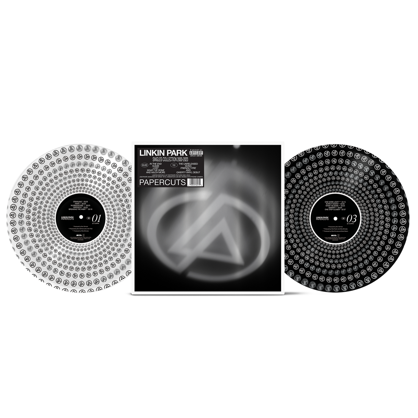 PAPERCUTS LIMITED EDITION STORE EXCLUSIVE ZOETROPE PICTURE DISC VINYL 2LP