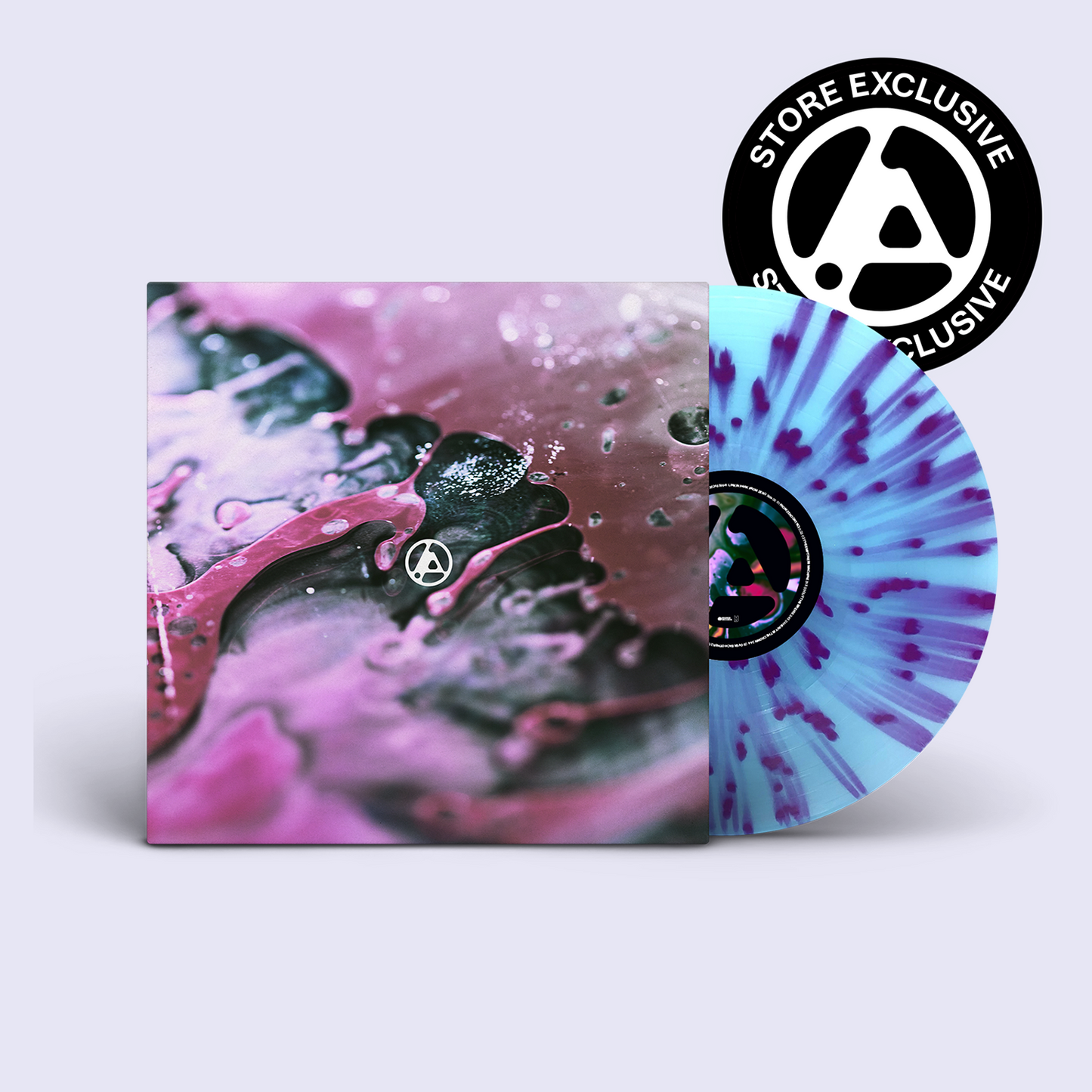 VINYLE SPLATTER BLEU ET ORCHIDEE FROM ZERO
