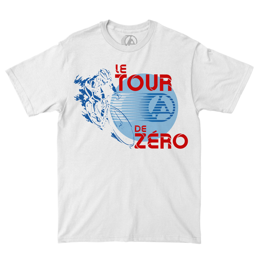 WHITE TEE - LE TOUR DE ZERO