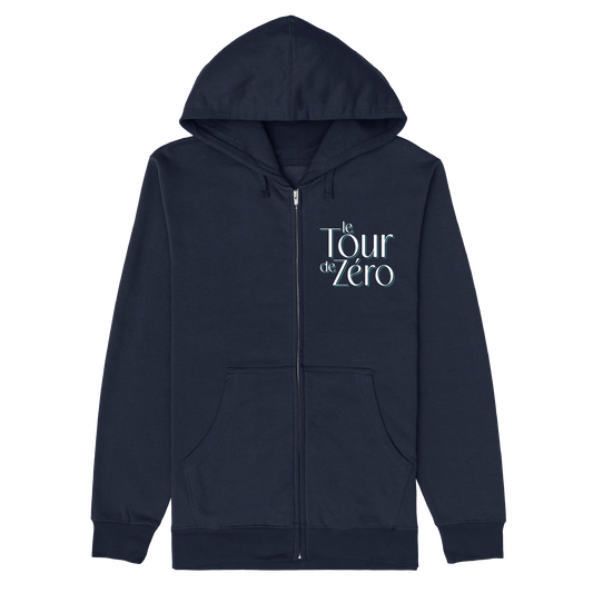 NAVY HOODIE - LE TOUR DE ZERO