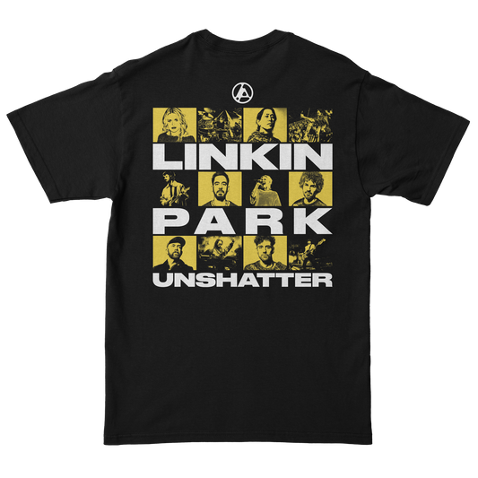 T-SHIRT UNSHATTER SQUARES BLACK